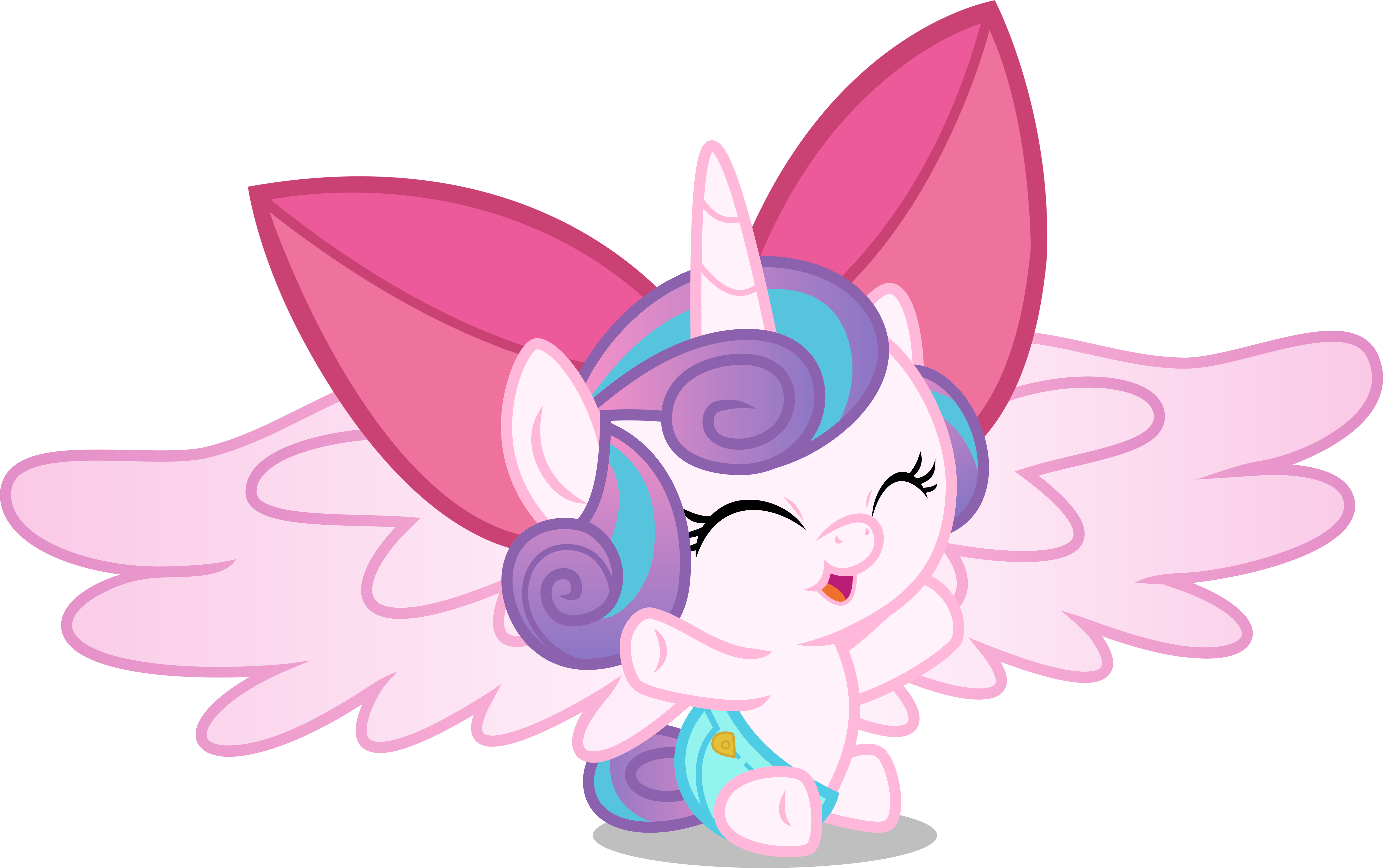 Accessory Swap, Alicorn, Apple Bloom's Bow, Artist - Mlp Flurry Heart Standing - Free Transparent PNG Clipart Images Download. - Apple Transparent PNG Free Download