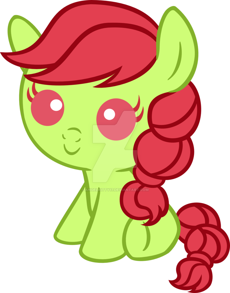 Baby Appletaffy By Angelkitty17 Mlp - Mlp Apple Baby - Free Transparent PNG Clipart Images Download. - Apple Transparent PNG Free Download