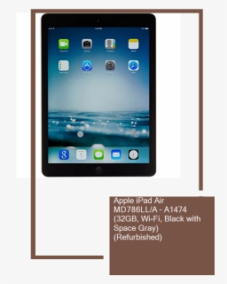 Apple Ipad Air, HD Png Download - Apple Transparent PNG Free Download