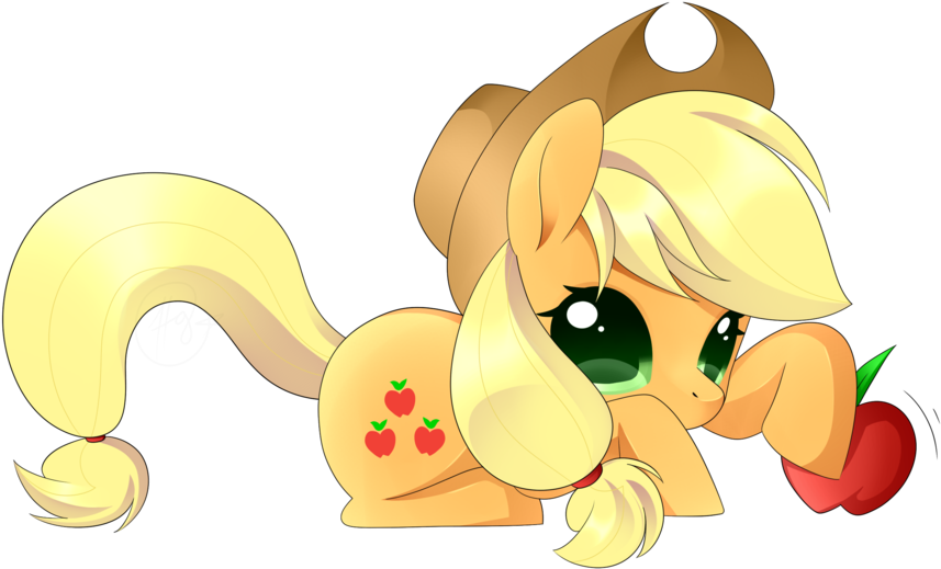My Little Pony Friendship Is Magic Wallpaper Possibly - My Little Pony Apple Jack Cute - Free Transparent PNG Clipart Images Download. - Apple Transparent PNG Free Download
