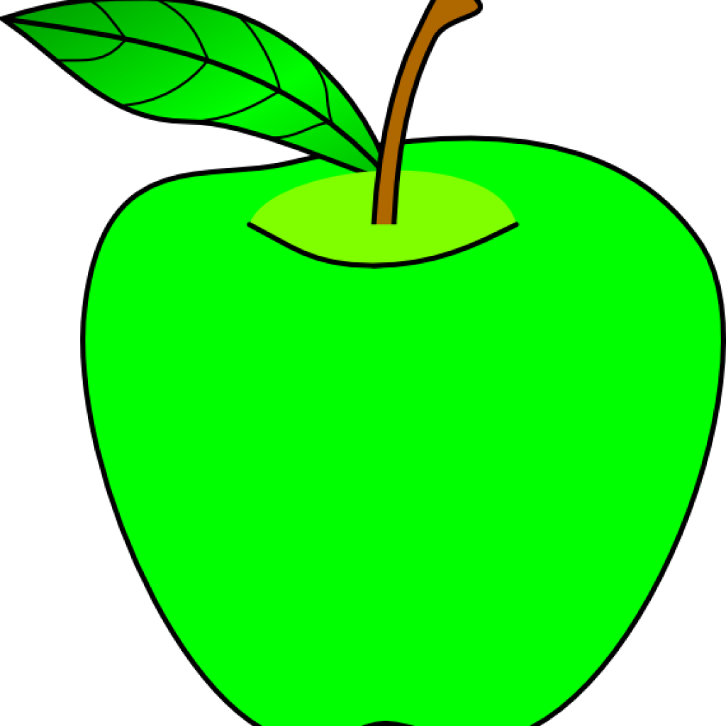 Green Apple Clipart Bat Clipart Hatenylo Com Rh Hatenylo - Clip Art Of A Green Apple - Free Transparent PNG Clipart Images Download. - Apple Transparent PNG Free Download