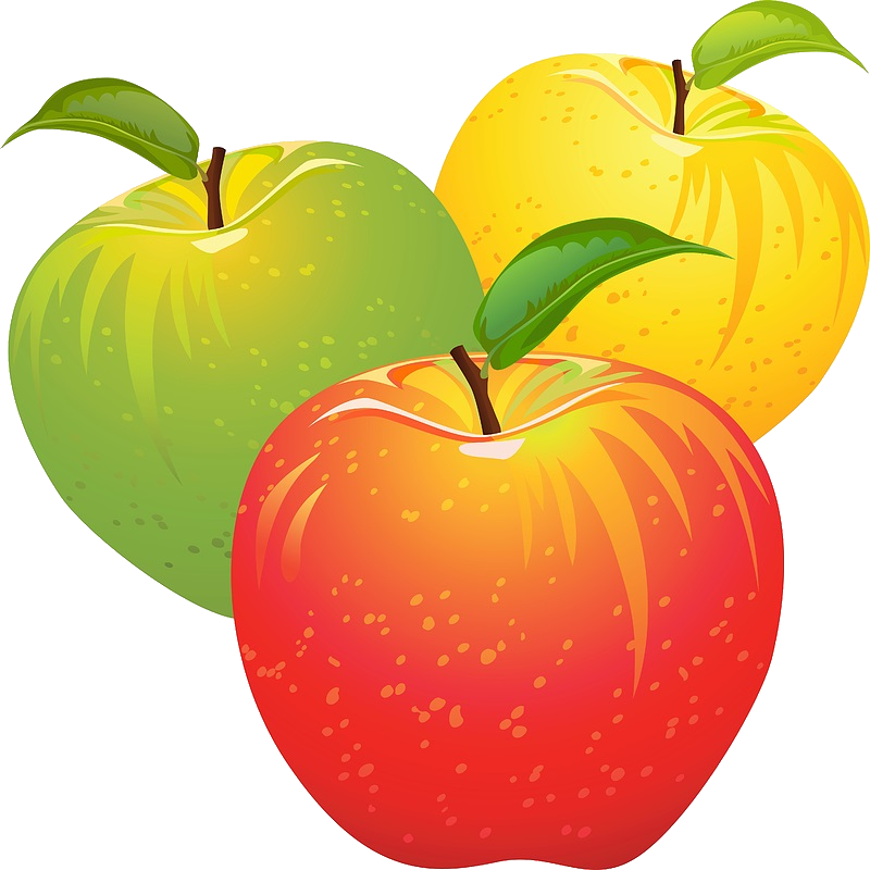 Apple Clipart Wallpaper Download - Ripe Apples Cliparts - Free Transparent PNG Clipart Images Download. - Apple Transparent PNG Free Download