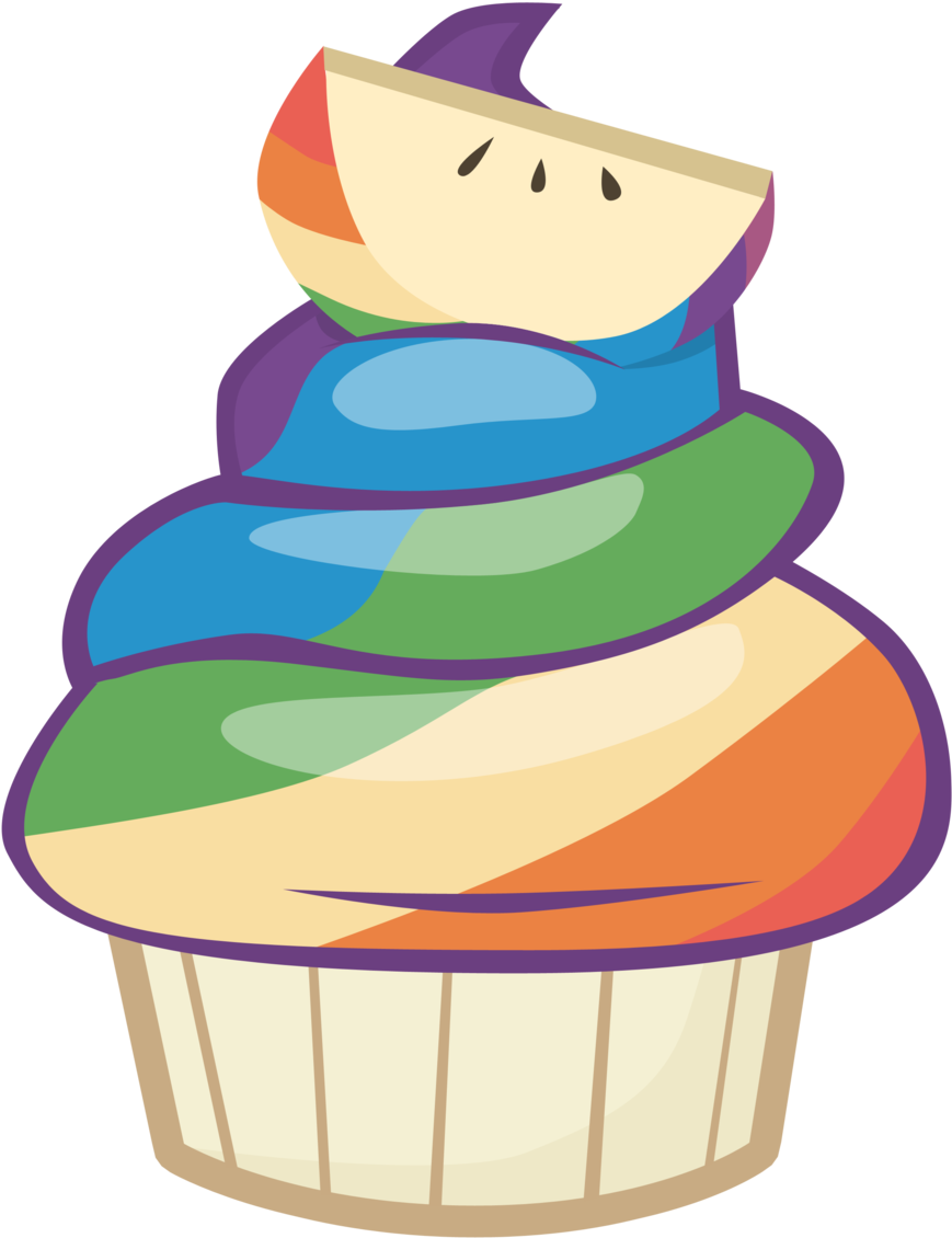 Zapapple Cupcake By Atnezau Zapapple Cupcake By Atnezau - Zap Apple Cutie Mark - Free Transparent PNG Clipart Images Download. - Apple Transparent PNG Free Download