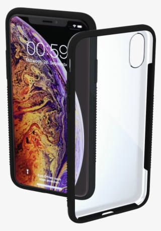 "frame" Cover For Apple Iphone Xs Max, Transparent/black - Iphone Xs Max Case Clear Transparent PNG - 1100x1100 - Free Download on - Apple Transparent PNG Free Download