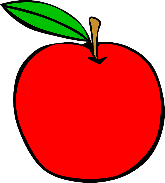 Red, Apple, Food, Fruit, Menu, Apples, Cartoon, Free - Red Apple Clipart - Free Transparent PNG Clipart Images Download. - Apple Transparent PNG Free Download