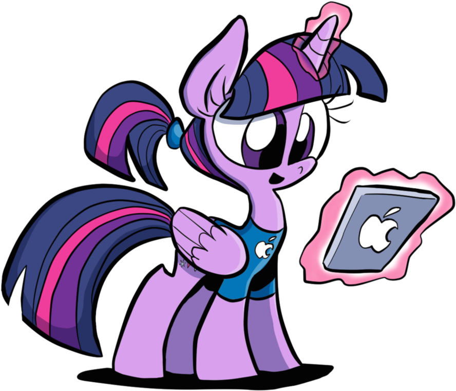 Twilight The Apple Store Worker By Joeywaggoner - My Little Pony: Friendship Is Magic - Free Transparent PNG Clipart Images Download. - Apple Transparent PNG Free Download