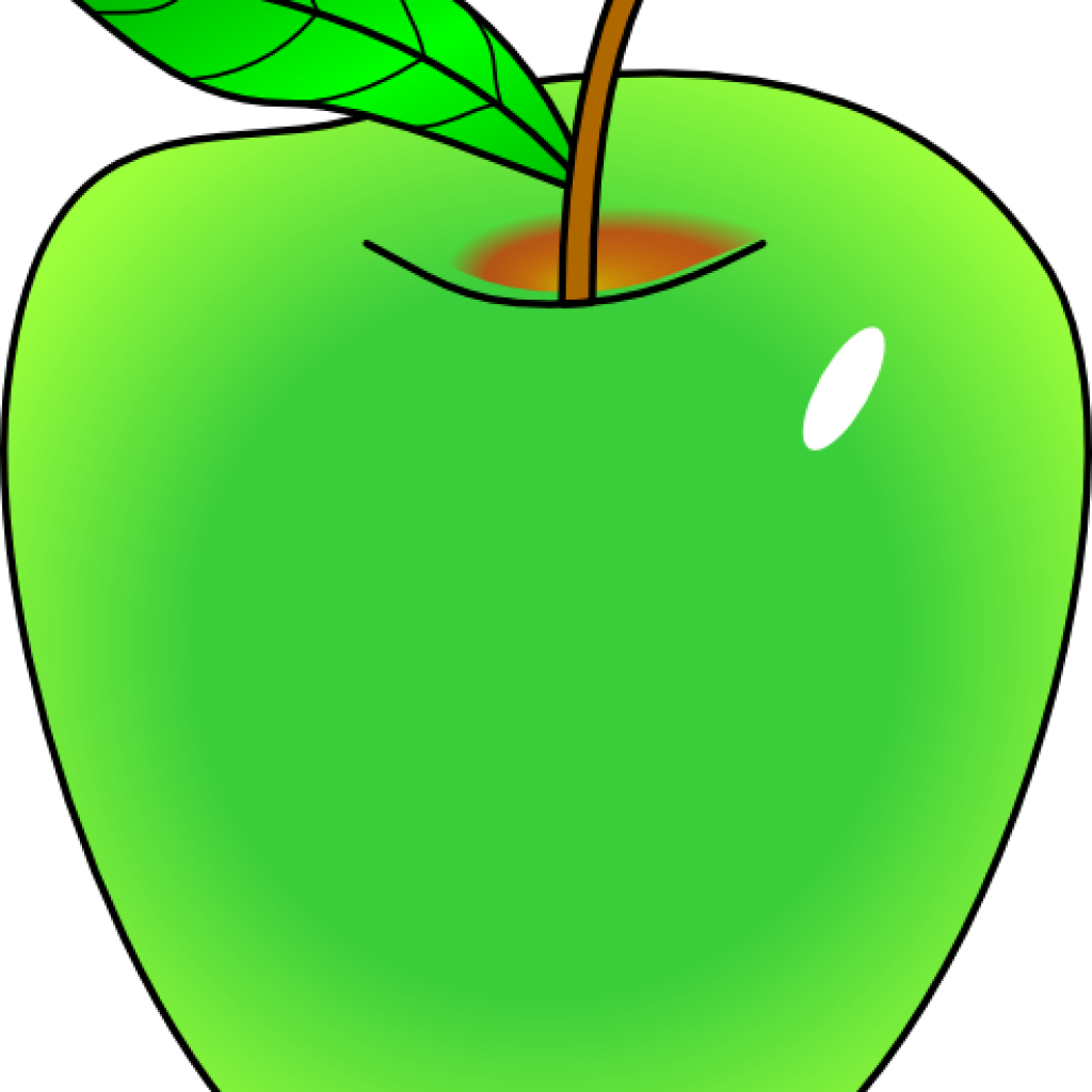 Green Apple Clipart Shaded Green Apple Clip Art At - Apple Clip Art - Free Transparent PNG Clipart Images Download. - Apple Transparent PNG Free Download