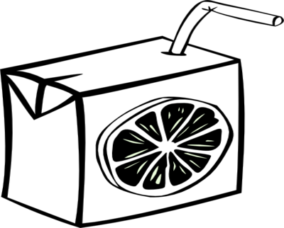 Coloring Trend Thumbnail Size Apple Juice Box Orange - Orange Juice Clipart Black And White - Free Transparent PNG Clipart Images Download. - Apple Transparent PNG Free Download