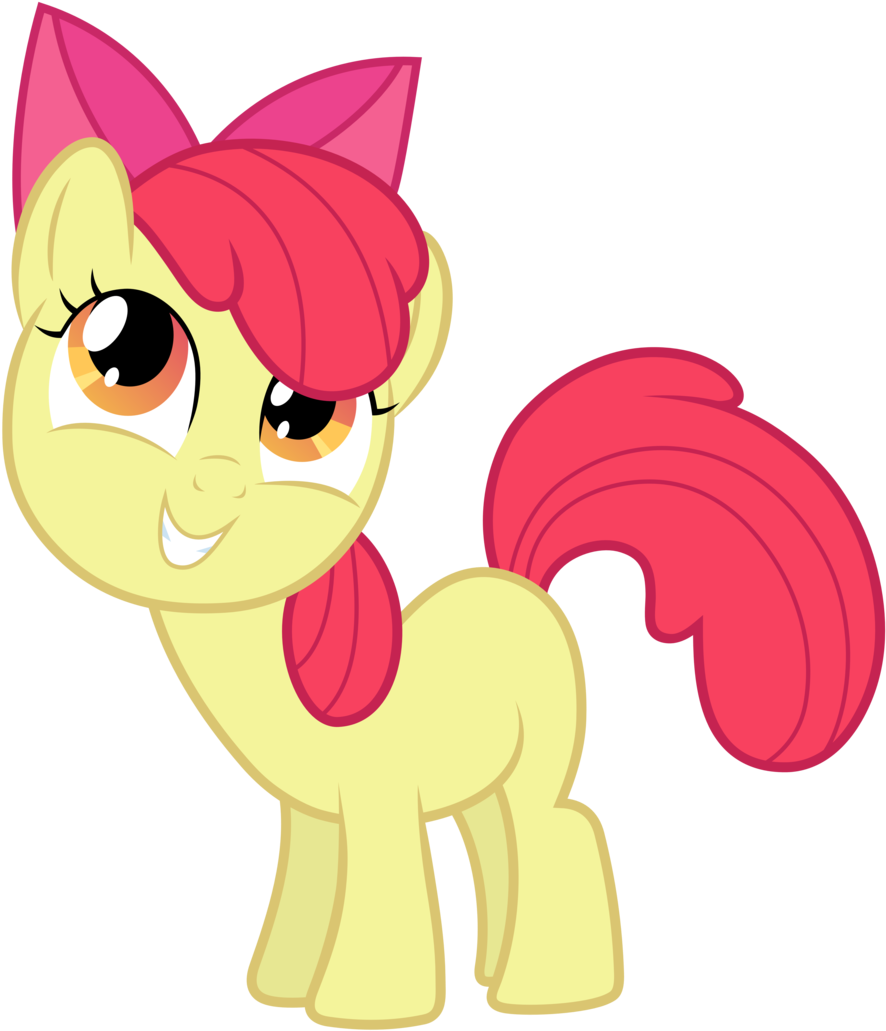 My Little Pony Clipart Apple Bloom - My Little Pony Apple Bloom - Free Transparent PNG Clipart Images Download. - Apple Transparent PNG Free Download