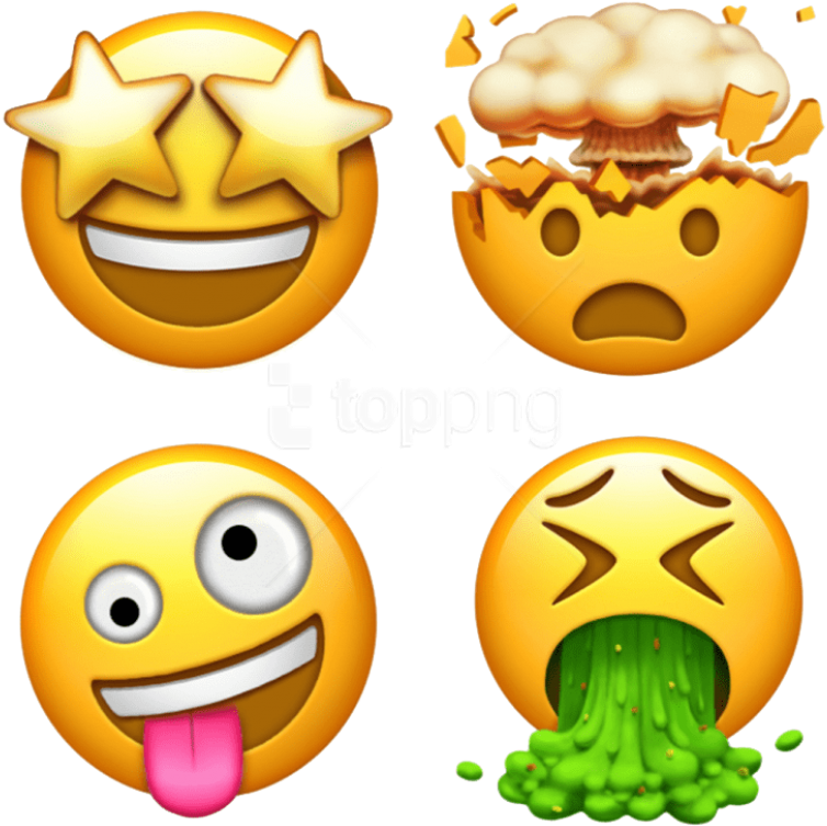 Free Png Download New Cool Emoji Ios Png Clipart Png - Apple Emoji Transparent PNG - 850x809 - Free Download on - Apple Transparent PNG Free Download
