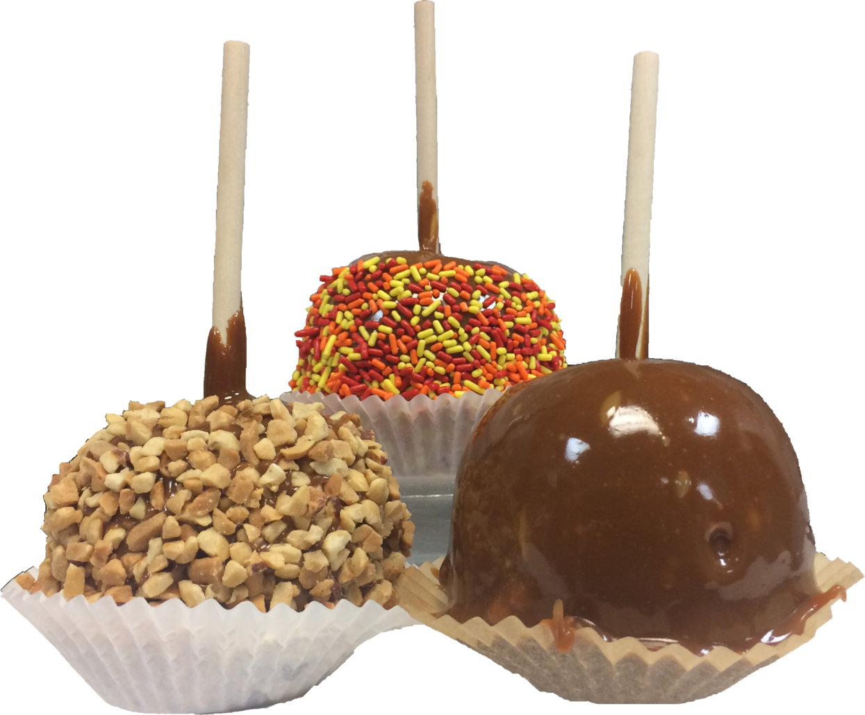 Out Of Stock Caramel Apples Caramel Apples - Chocolate Transparent PNG - 1245x1030 - Free Download on - Apple Transparent PNG Free Download