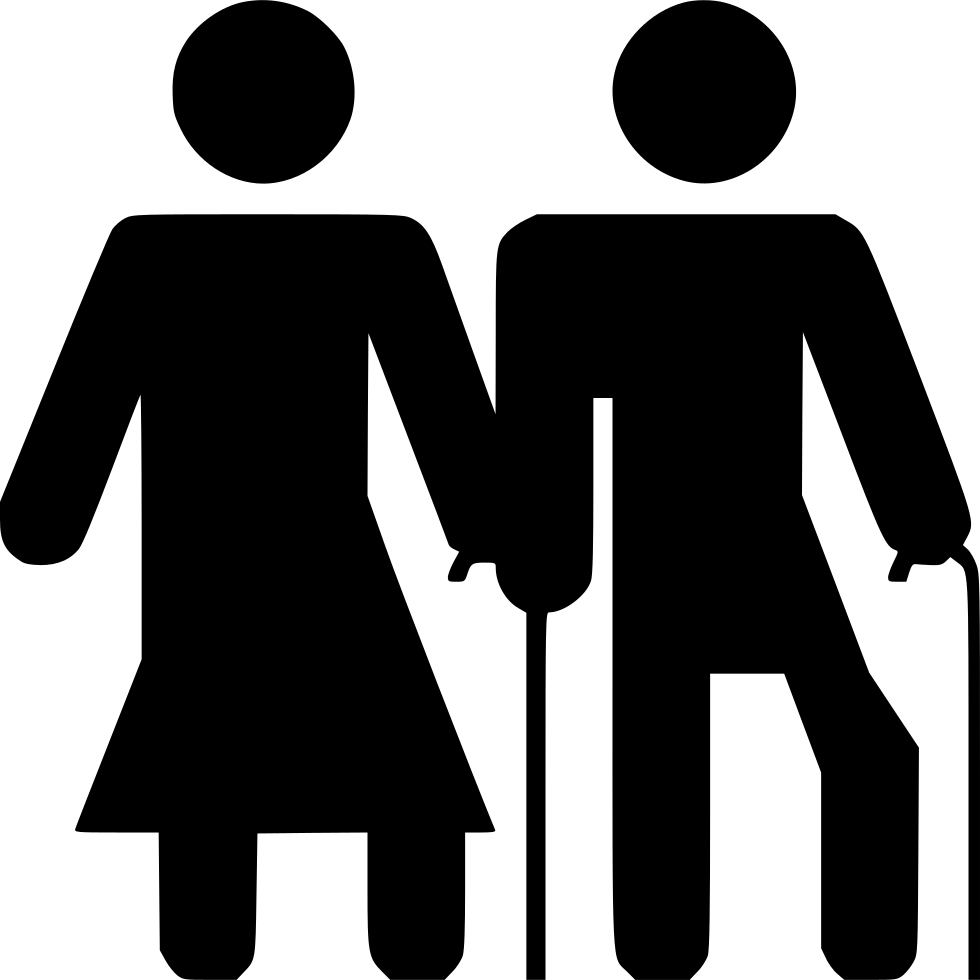 Black And White Grandparents Clipart - Black And White Grandparents Clip Art, HD Png Download - Basketball Transparent PNG Free Download