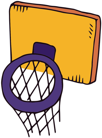 Basketball Basket Cartoon Transparent Png - Cesta De Basket Desenho - Free Transparent PNG Clipart Images Download. - Basketball Transparent PNG Free Download