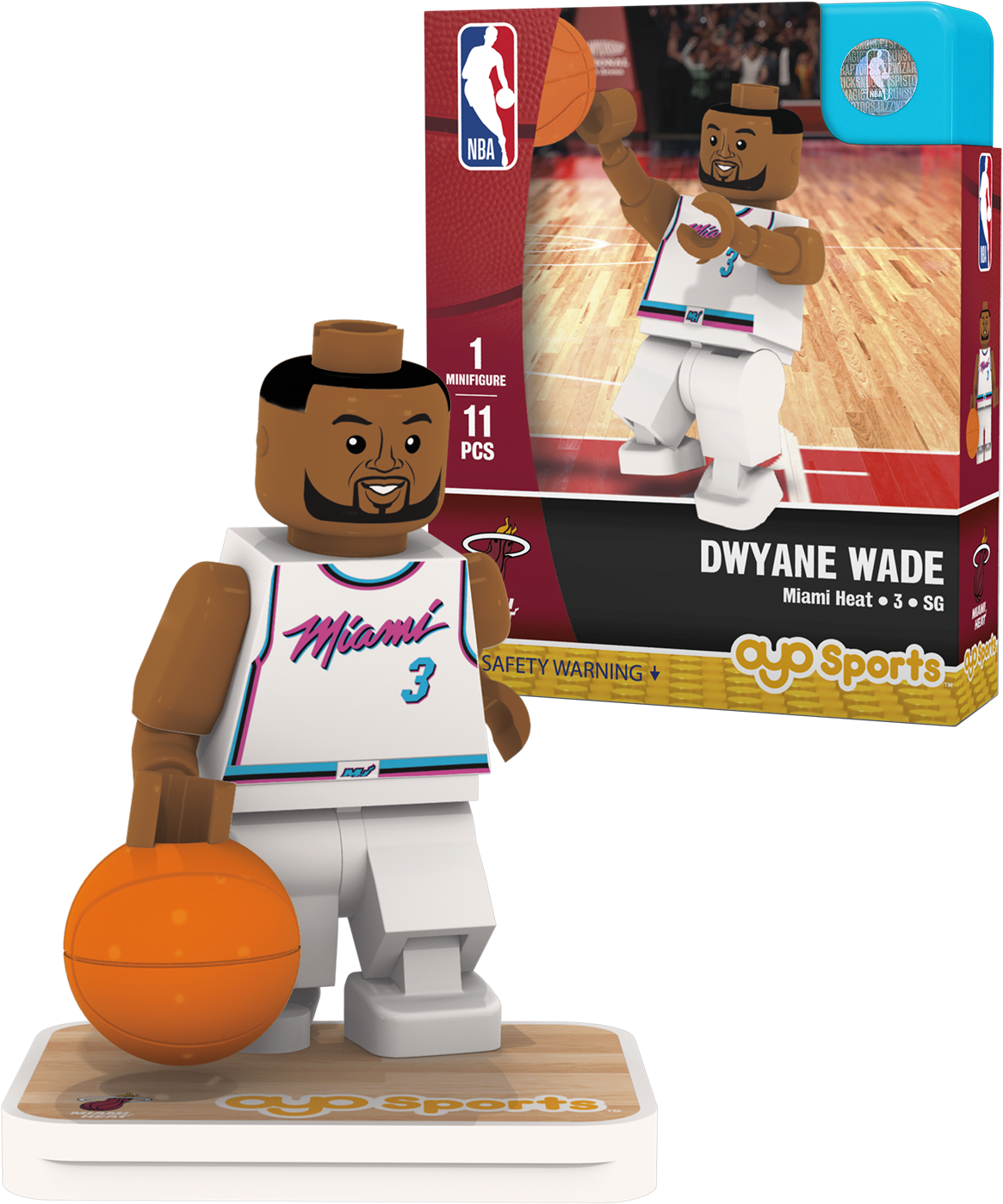 Oyo Sports Miami Heat Dwyane Wade Vice Uniform City - Basketball Goal Golden State Warriors Transparent PNG - 1500x1500 - Free Download on - Basketball Transparent PNG Free Download