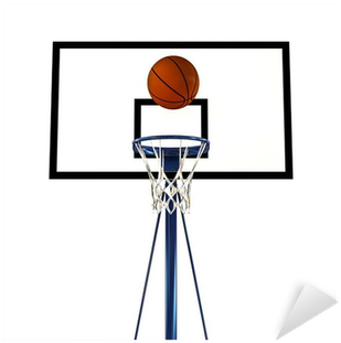 Ball Bouncing On A Basketball Backboard Sticker • Pixers® - Basketball Moves - Free Transparent PNG Clipart Images Download. - Basketball Transparent PNG Free Download