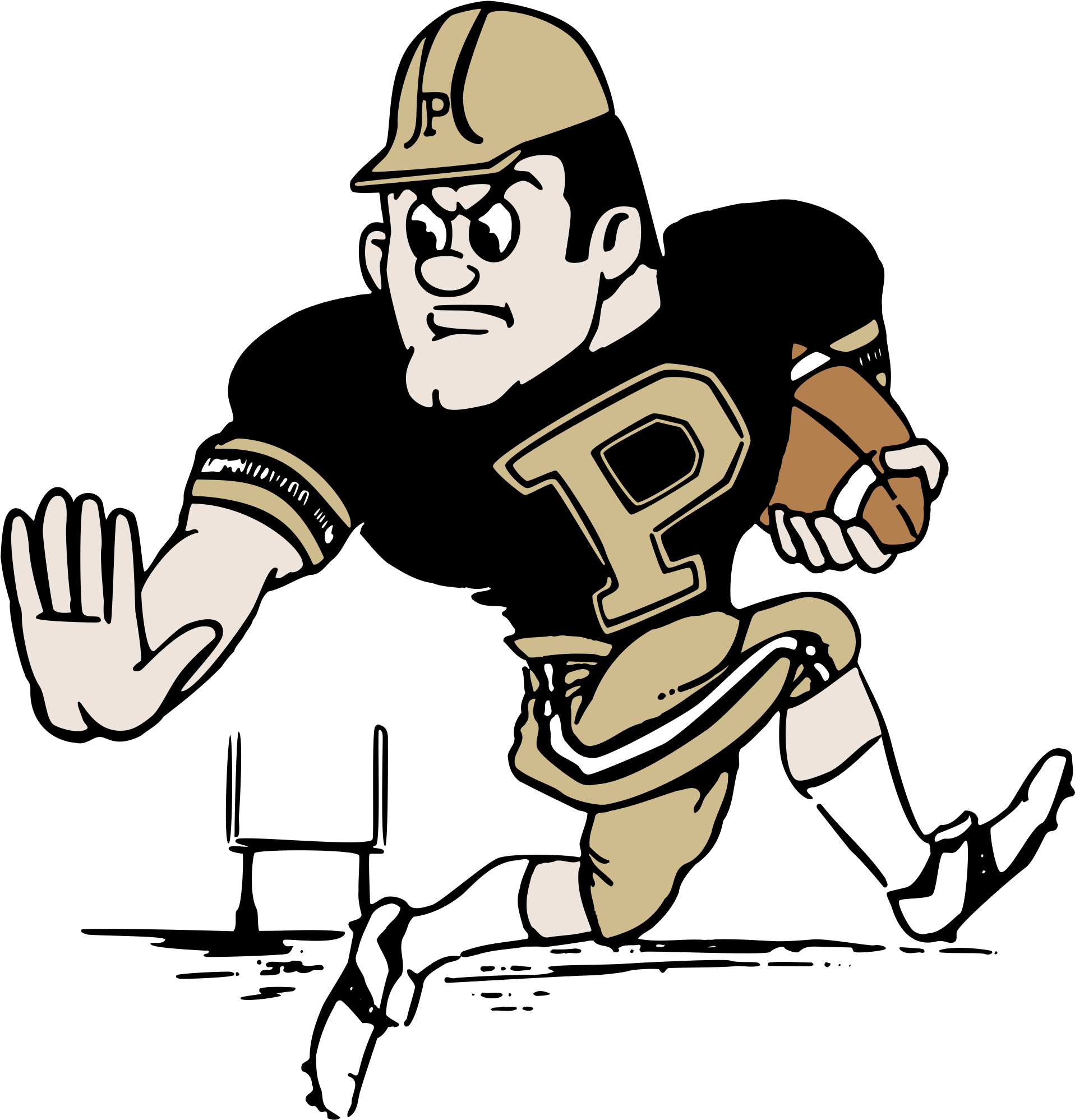 Purdue University Pete Logo Black And White - Purdue Basketball Mascot Png - Free Transparent PNG Clipart Images Download. - Basketball Transparent PNG Free Download