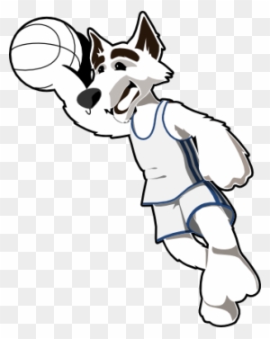 Basketball Wolf Basketballwolf Black White Line Art - Clip Art - Free Transparent PNG Clipart Images Download. - Basketball Transparent PNG Free Download