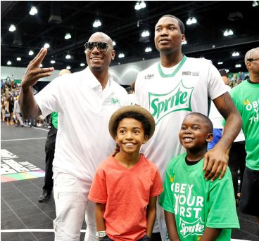 062715 Shows Betx Sprite Celeb Basketball Tyrese Meek - Sprite Transparent PNG - 608x342 - Free Download on - Basketball Transparent PNG Free Download