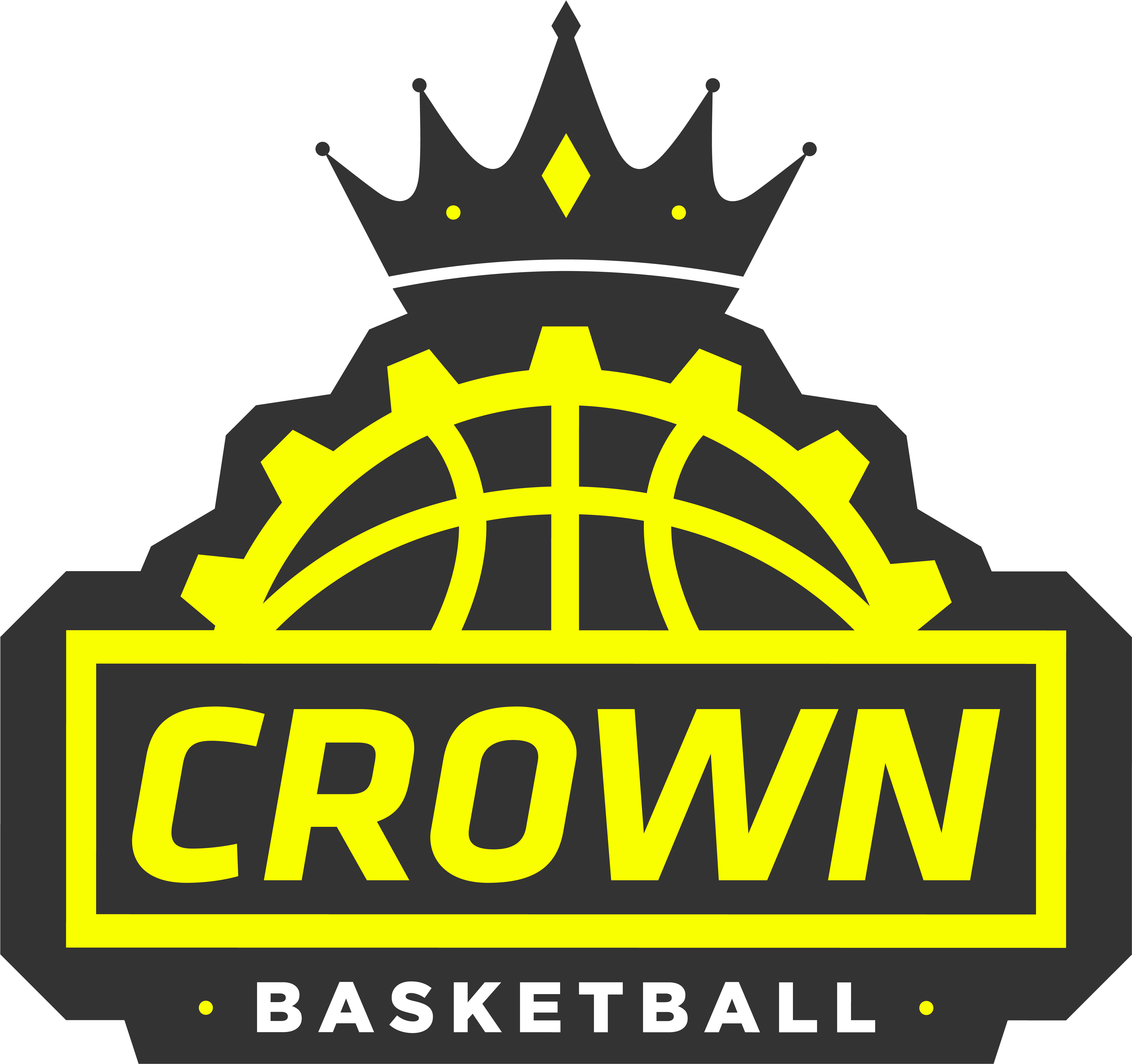Crown Basketball Wall Art Cafepress - Crown And Basketball - Free Transparent PNG Clipart Images Download. - Basketball Transparent PNG Free Download