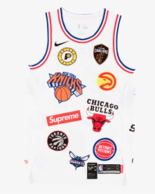 Supreme Nike/nba Teams Basketball Jersey "ss - Nike Supreme Nba Jersey, HD Png Download - Basketball Transparent PNG Free Download
