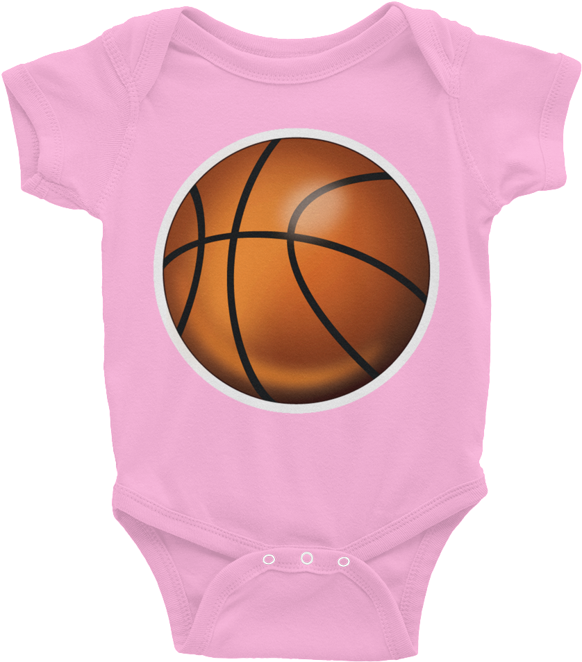 Emoji Baby Short Sleeve One Piece - Basketball Emoji Png Transparent PNG - 1000x1000 - Free Download on - Basketball Transparent PNG Free Download