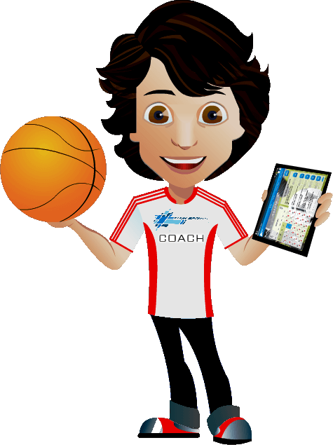 Sports Coach Clip Art - Basketball Moves - Free Transparent PNG Clipart Images Download. - Basketball Transparent PNG Free Download