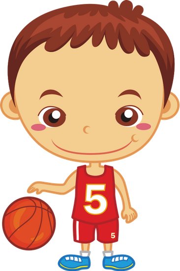 Playing Sports Basketball - American Football Vector Kids - Free Transparent PNG Clipart Images Download. - Basketball Transparent PNG Free Download