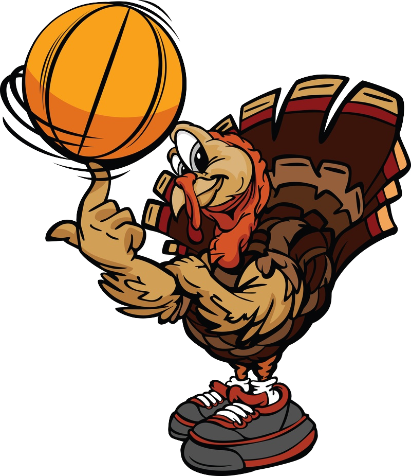 Basketball Tournament Cliparts - Thanksgiving Basketball - Free Transparent PNG Clipart Images Download. - Basketball Transparent PNG Free Download