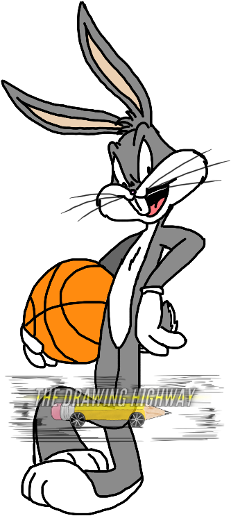 Basketball Clipart Bugs Bunny - Bugs Bunny Basketball Png Transparent PNG - 342x762 - Free Download on - Basketball Transparent PNG Free Download
