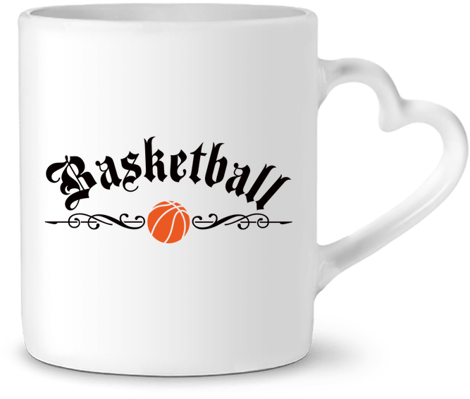 Mug Heart Basketball By Freeyourshirt - Baviera - Saga Secular De Amor E Odio Transparent PNG - 690x850 - Free Download on - Basketball Transparent PNG Free Download
