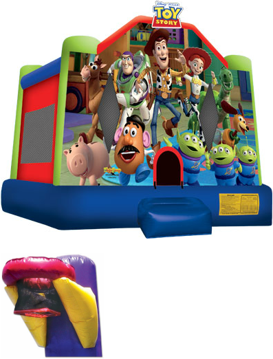 Toy Story With Basketball Hoop - Toy Story 3 Chair Rail Prepasted Mural 6' X 10.5' Transparent PNG - 397x522 - Free Download on - Basketball Transparent PNG Free Download