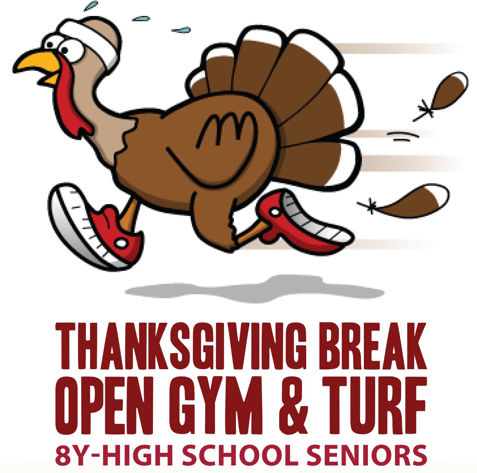 Take Your Kids To The Arc During Their Thanksgiving - Running Turkey - Free Transparent PNG Clipart Images Download. - Basketball Transparent PNG Free Download