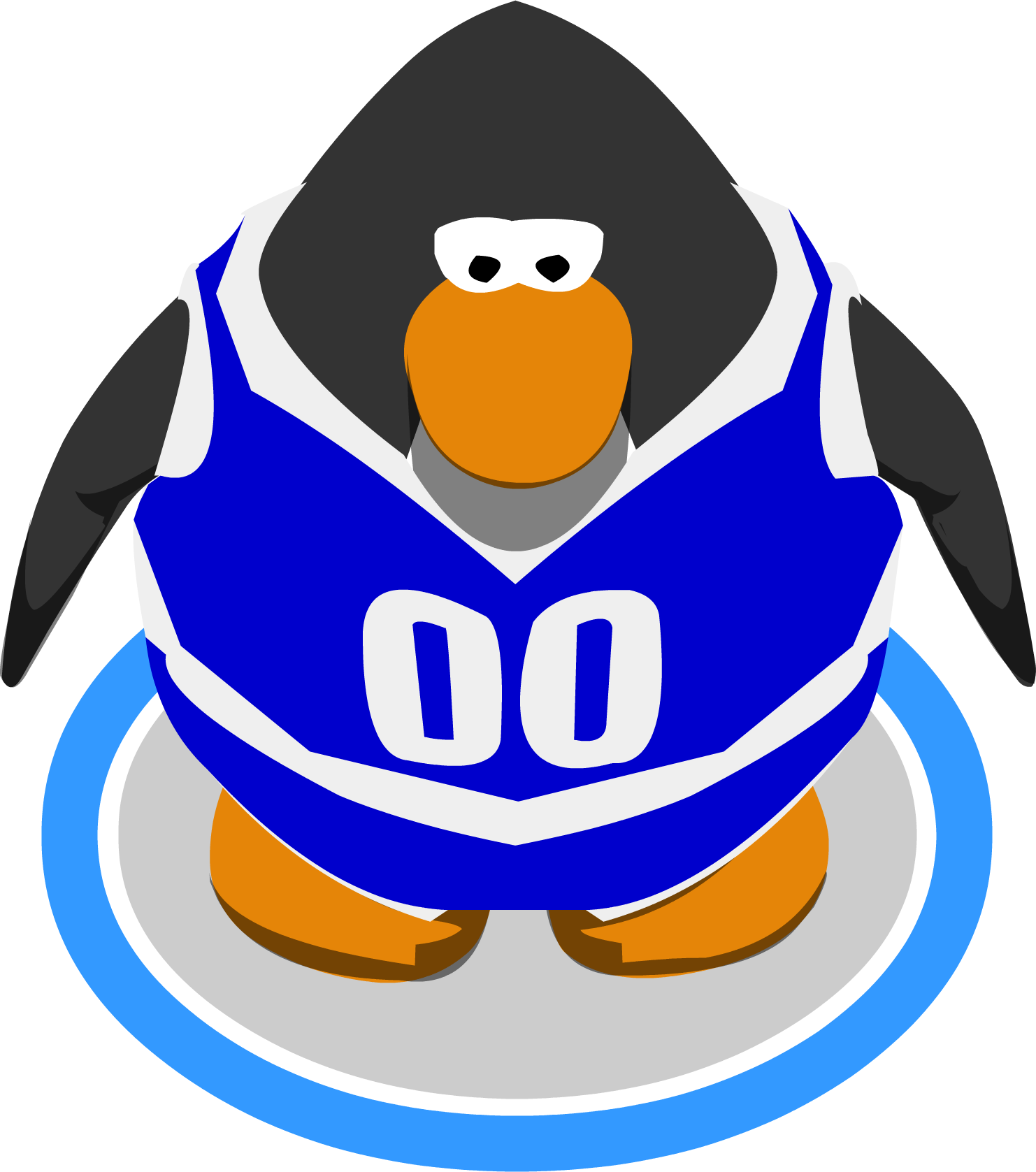 Blue Basketball Jersey In-game - Club Penguin Black Belt - Free Transparent PNG Clipart Images Download. - Basketball Transparent PNG Free Download