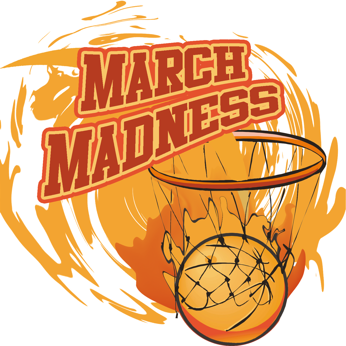 Clip Art For March Madness Basketball Download - Ncaa March Madness T-shirt - Free Transparent PNG Clipart Images Download. - Basketball Transparent PNG Free Download