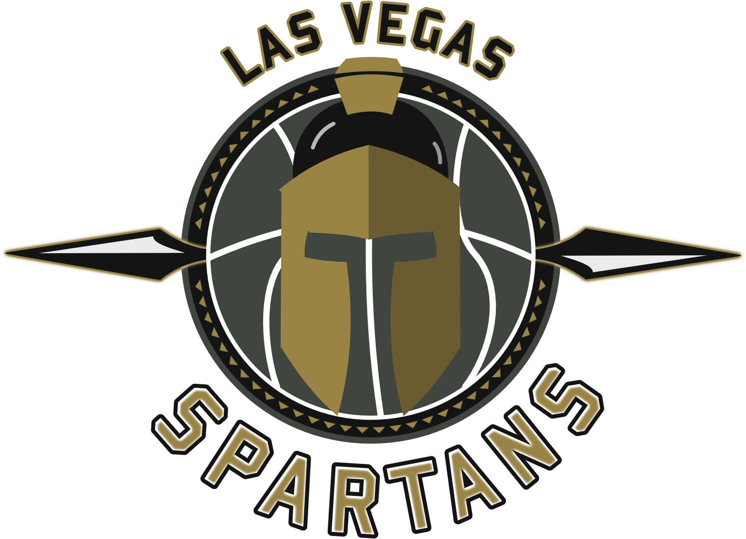A Two-tone Gold And Black Spartan Helmet In Front Of - Logos For Nba 2k17 - Free Transparent PNG Clipart Images Download. - Basketball Transparent PNG Free Download