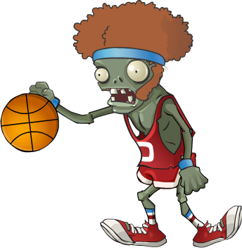 Zombie Basketball Player - Plants Vs Zombies Basketball Zombie - Free Transparent PNG Clipart Images Download. - Basketball Transparent PNG Free Download