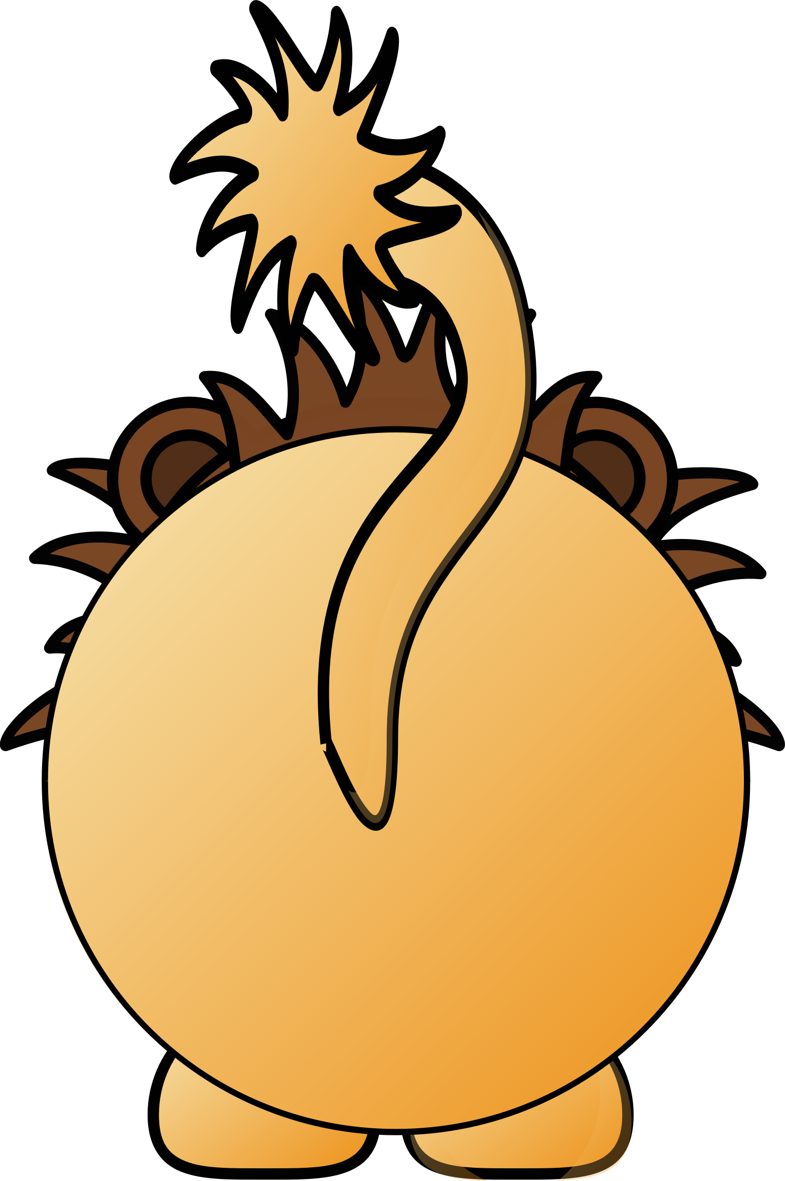 Basketball Injury Clipart - Lion Back Clipart Transparent PNG - 1547x2327 - Free Download on - Basketball Transparent PNG Free Download