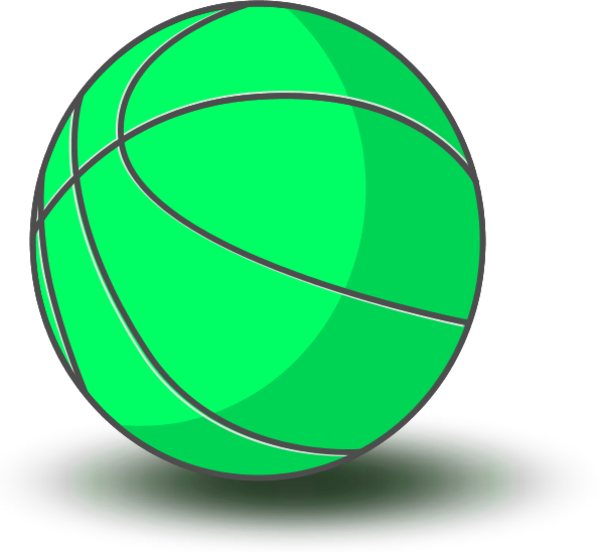 Basketball Ball Clip Art Basketball - Green Basketball Clip Art - Free Transparent PNG Clipart Images Download. - Basketball Transparent PNG Free Download