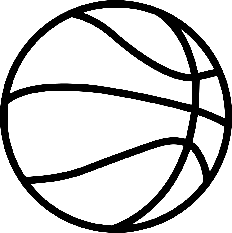 Basketball Icon Free Download Png Basketball Outline - Balon Basquetbol Para Colorear Transparent PNG - 980x982 - Free Download on - Basketball Transparent PNG Free Download