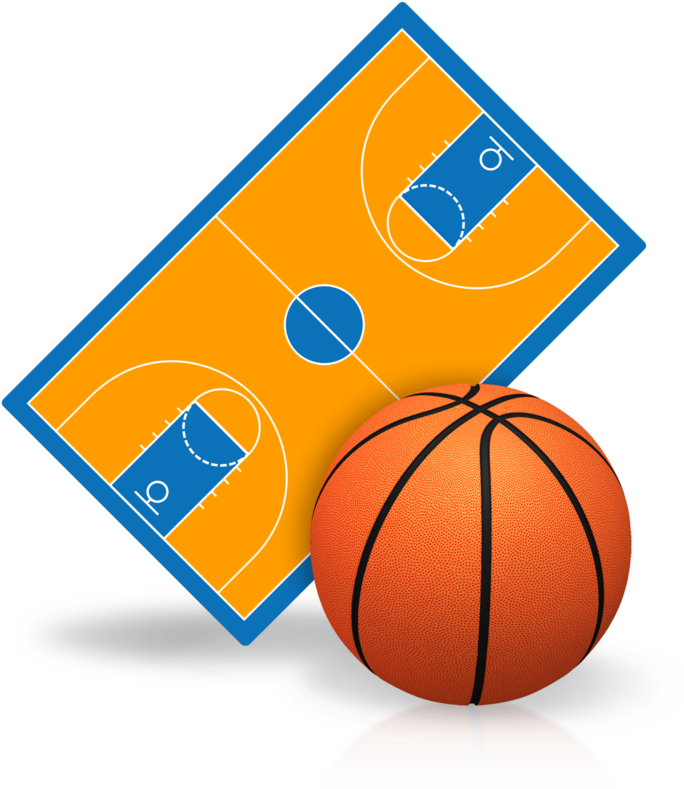 Gallery View Cart - Basketball Court Stick Figure - Free Transparent PNG Clipart Images Download. - Basketball Transparent PNG Free Download