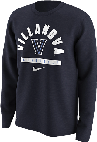 Villanova Wildcats Ncaa Men's Nike Dri Fit Basketball - Nike Basketball Long Sleeve Tshirt Transparent PNG - 500x500 - Free Download on - Basketball Transparent PNG Free Download
