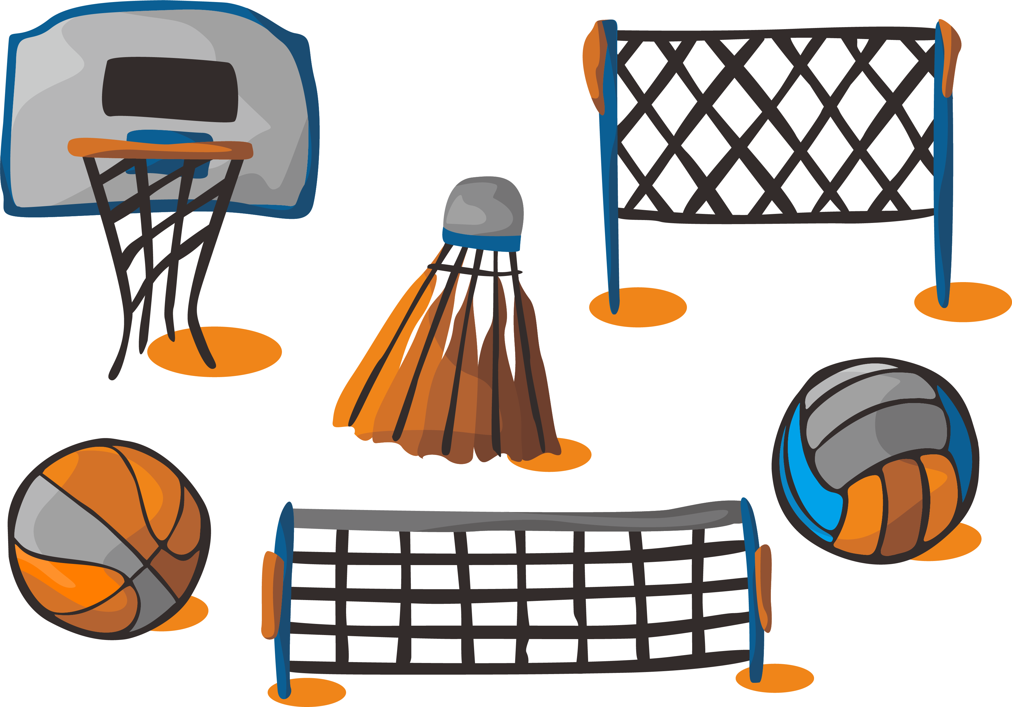 Stock Clipart Basketball Hoop - Basketball Volleyball Banner - Free Transparent PNG Clipart Images Download. - Basketball Transparent PNG Free Download