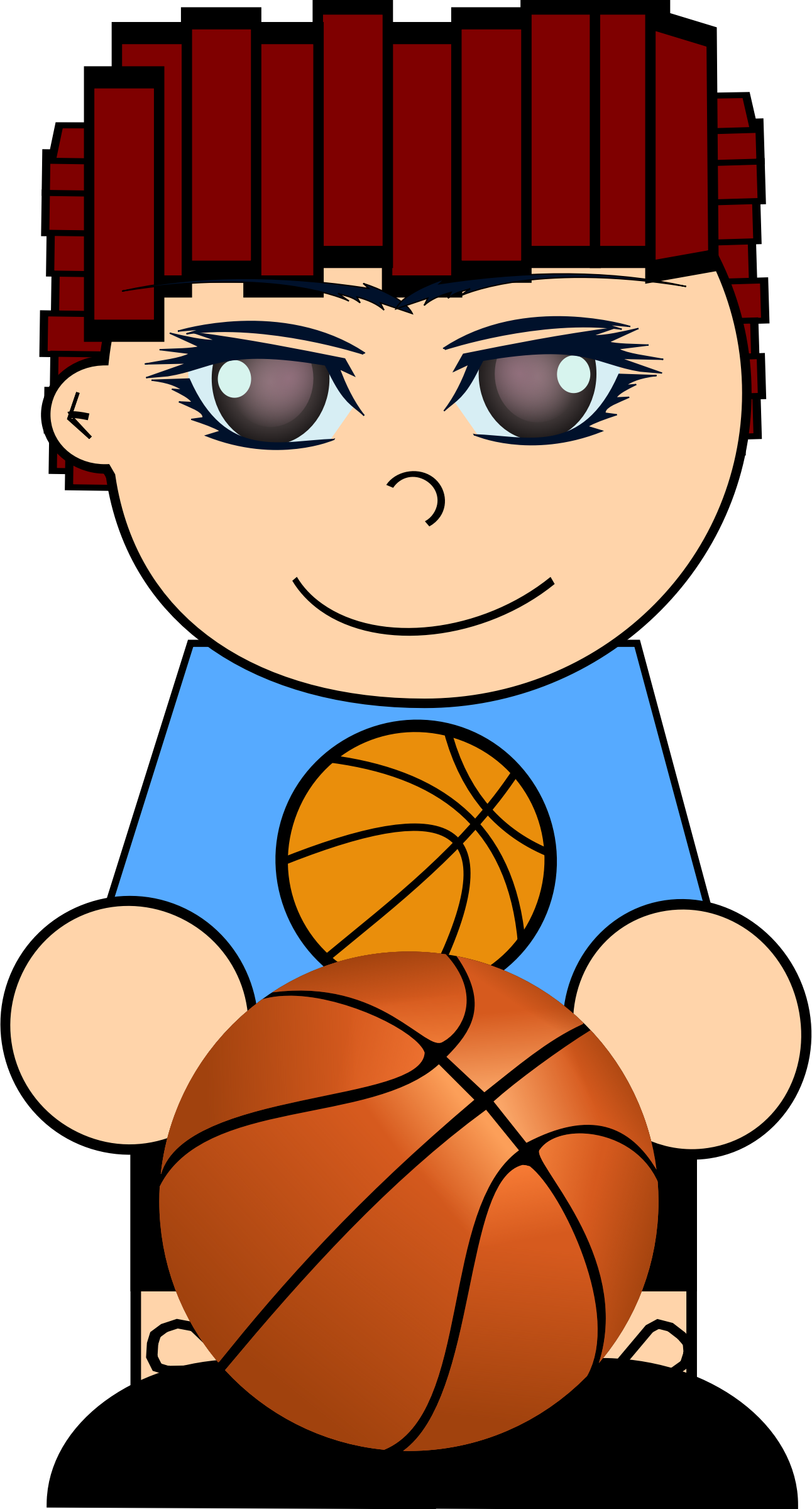 This Free Icons Png Design Of Boy With Basketball Transparent PNG - 1292x2400 - Free Download on - Basketball Transparent PNG Free Download