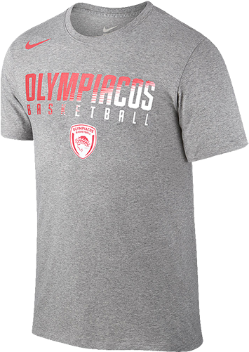 Nike Olympiacos Piraeus Basketball Tee - Olympiacos Bc T Shirt Transparent PNG - 500x500 - Free Download on - Basketball Transparent PNG Free Download