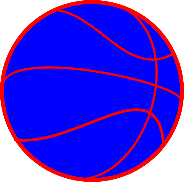 Blue And Red Basketball, HD Png Download - Basketball Transparent PNG Free Download
