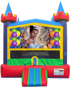 Princess And The Frog Lucky Castle Moonwalk W/basketball - Princess And The Frog Lucky Castle Moonwalk W/basketball - Free Transparent PNG Clipart Images Download. - Basketball Transparent PNG Free Download