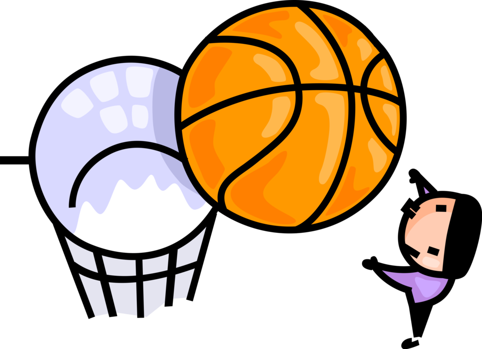 Man Playing Basketball Royalty Free Vector Clip Art - Man Playing Basketball Royalty Free Vector Clip Art - Free Transparent PNG Clipart Images Download. - Basketball Transparent PNG Free Download