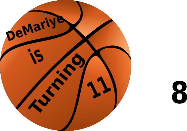 Happy Birthday Basketball Clip Art At Clker - Basketball Clip Art - Free Transparent PNG Clipart Images Download. - Basketball Transparent PNG Free Download