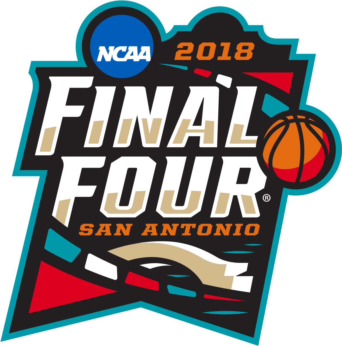 2018 Ncaa Division I Men S Basketball Tournament Wikipedia - March Madness 2018 San Antonio - Free Transparent PNG Clipart Images Download. - Basketball Transparent PNG Free Download