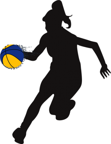 Female Basketball - Girl Basketball Silhouette Svg Transparent PNG - 370x480 - Free Download on - Basketball Transparent PNG Free Download